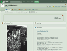 Tablet Screenshot of mercifuldeath616.deviantart.com