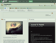 Tablet Screenshot of grayninja93.deviantart.com
