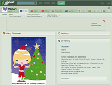 Tablet Screenshot of mamari.deviantart.com