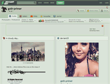 Tablet Screenshot of goth-primer.deviantart.com
