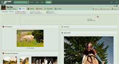 Desktop Screenshot of navina.deviantart.com