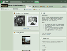 Tablet Screenshot of flexaret-photography.deviantart.com
