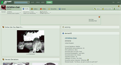 Desktop Screenshot of christine-chan.deviantart.com