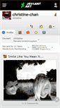 Mobile Screenshot of christine-chan.deviantart.com
