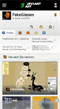 Mobile Screenshot of fakeglasses.deviantart.com