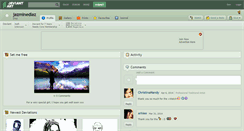 Desktop Screenshot of jazminediaz.deviantart.com