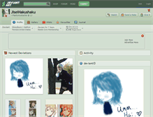 Tablet Screenshot of jiseihakushaku.deviantart.com