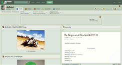 Desktop Screenshot of defkoul.deviantart.com