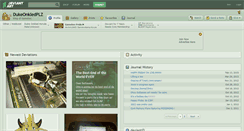 Desktop Screenshot of dukeonkledplz.deviantart.com