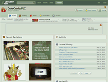 Tablet Screenshot of dukeonkledplz.deviantart.com