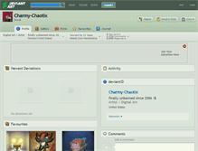 Tablet Screenshot of charmy-chaotix.deviantart.com