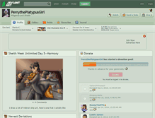Tablet Screenshot of perrytheplatypusgirl.deviantart.com