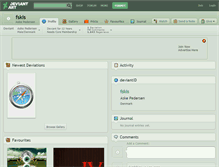 Tablet Screenshot of fskis.deviantart.com