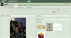 Desktop Screenshot of izzabell.deviantart.com