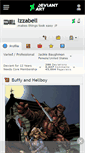 Mobile Screenshot of izzabell.deviantart.com