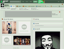 Tablet Screenshot of alarzy.deviantart.com