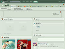 Tablet Screenshot of kastille.deviantart.com