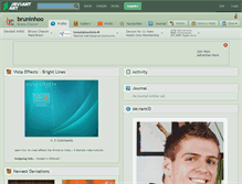 Tablet Screenshot of bruninhoo.deviantart.com