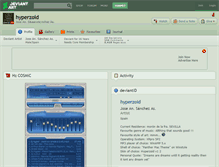 Tablet Screenshot of hyperzoid.deviantart.com