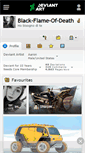 Mobile Screenshot of black-flame-of-death.deviantart.com