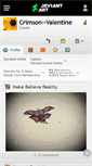 Mobile Screenshot of crimson--valentine.deviantart.com