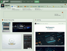 Tablet Screenshot of haired.deviantart.com