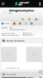 Mobile Screenshot of dieingpiecebypiece.deviantart.com