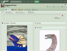 Tablet Screenshot of megalania-prisca.deviantart.com