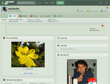 Tablet Screenshot of carloncho.deviantart.com