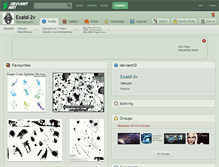 Tablet Screenshot of exaid-2v.deviantart.com