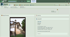 Desktop Screenshot of dracula.deviantart.com