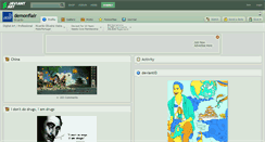 Desktop Screenshot of demonflair.deviantart.com