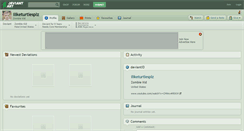 Desktop Screenshot of iliketurtlesplz.deviantart.com