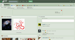 Desktop Screenshot of kohakuro.deviantart.com