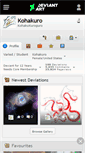 Mobile Screenshot of kohakuro.deviantart.com