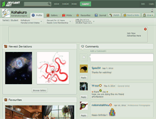 Tablet Screenshot of kohakuro.deviantart.com
