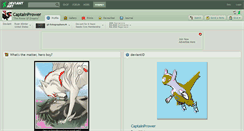 Desktop Screenshot of captainprower.deviantart.com
