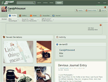 Tablet Screenshot of candyprincess4.deviantart.com