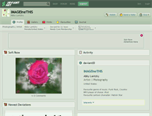 Tablet Screenshot of imageinethis.deviantart.com
