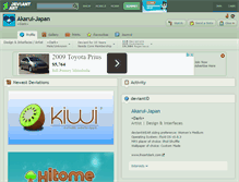 Tablet Screenshot of akarui-japan.deviantart.com