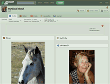 Tablet Screenshot of mystical-stock.deviantart.com