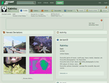Tablet Screenshot of katmisu.deviantart.com