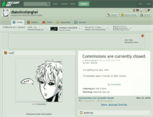 Tablet Screenshot of diabolico0anghel.deviantart.com