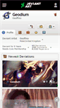 Mobile Screenshot of geodium.deviantart.com