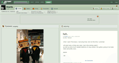 Desktop Screenshot of drantis.deviantart.com