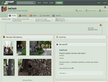 Tablet Screenshot of isaoooh.deviantart.com