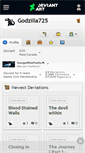 Mobile Screenshot of godzilla725.deviantart.com