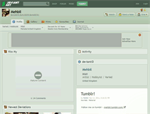 Tablet Screenshot of mehbil.deviantart.com