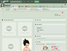 Tablet Screenshot of falele27.deviantart.com