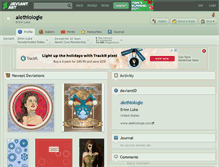 Tablet Screenshot of alethiologie.deviantart.com